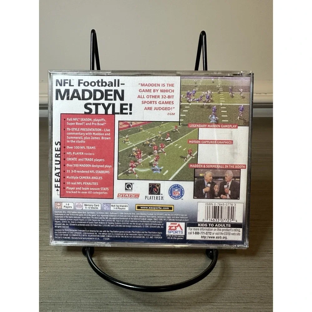 PS1 Football Game Lot - NFL Blitz, Madden 97, Gameday 2000, Gameday 98 CIB